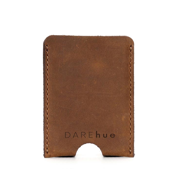 Men’s Card Holder | Walnut Brown Leather