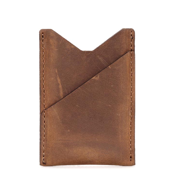 Men’s Card Holder | Walnut Brown Leather