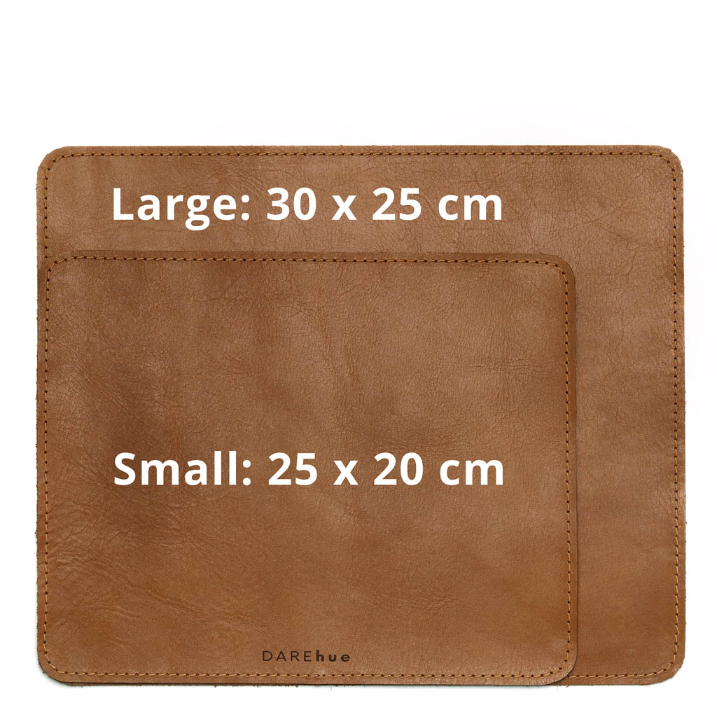 Genuine Leather Mouse Pad | 25x20cm or 30x25cm