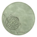 Protea Leather Mouse Pad (20cm) | mint green